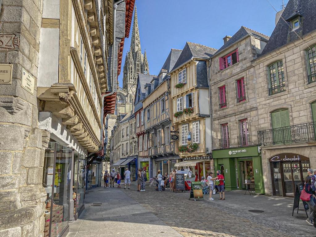 Апартаменты Quimper: T3 Avec Vue Cathedrale Proche Gare Экстерьер фото